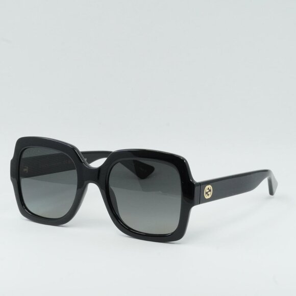 🕶️ New Gucci GG1337S 002 Sunglasses - Black Frame, Grey Polarized Lenses